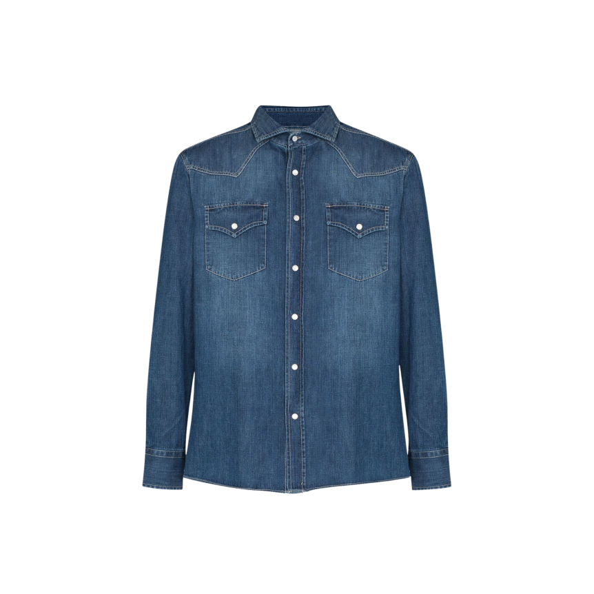 brunello-cucinelli-chemise-manches-longues-en-jeans-western-bleu