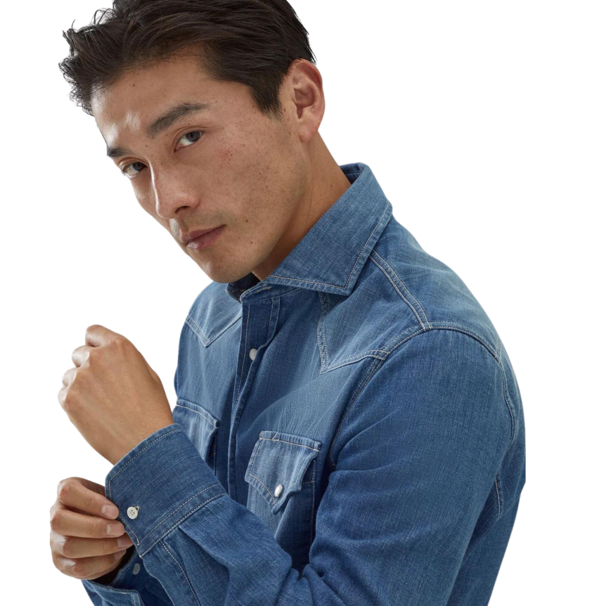 brunello-cucinelli-chemise-manches-longues-en-jeans-western-bleu