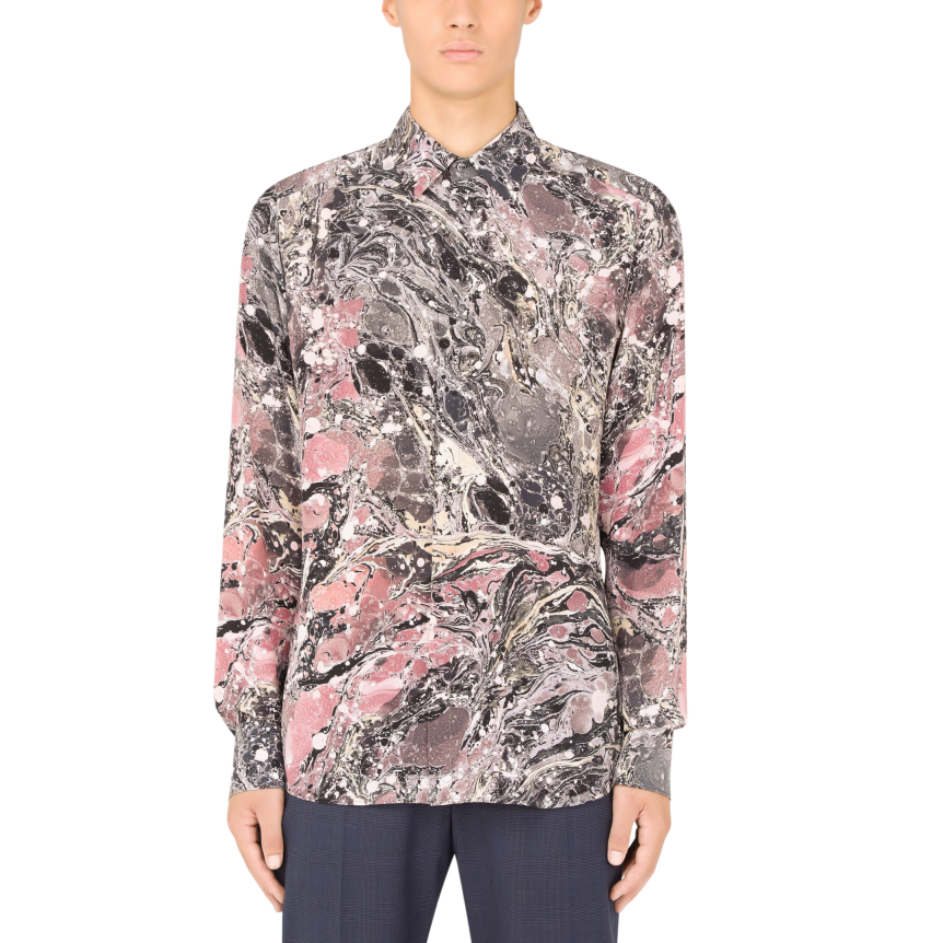 dolce-gabbana-chemise-martini-soie-a-imprime-marbre-gris-rose-violet