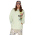 Sweat-shirt Dj Granny's Bunch coton vert fleurs rose