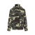 Blouson veste zippée camouflage kaki plaque logo DG