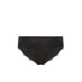 Culotte Slip Satin Dentelle Noire