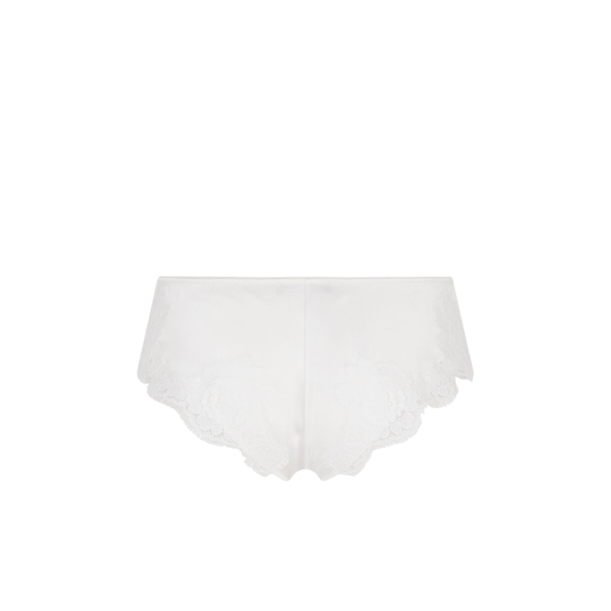 Culotte Slip Dolce & Gabbana Satin Dentelle Blanche