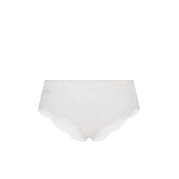 Culotte Slip Dolce & Gabbana Satin Dentelle Blanche