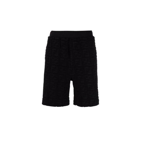 Short Bermuda FENDI Eponge Noir FF Relief