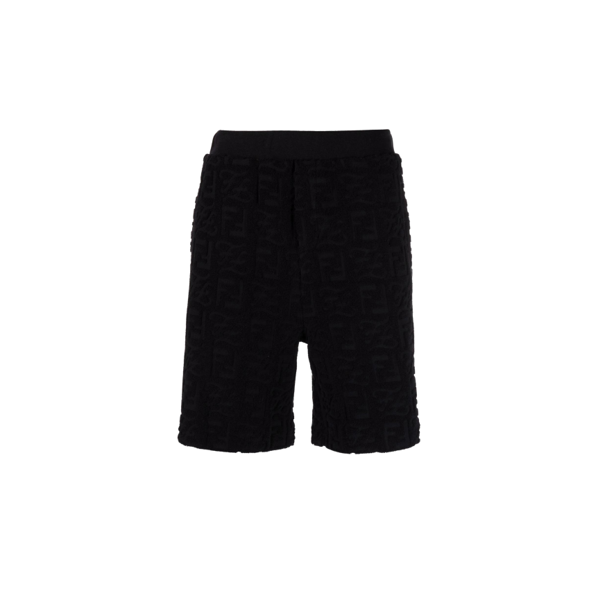 Short Bermuda FENDI Eponge Noir FF Relief