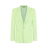 Veste Portofino laine stretch vert pistache poche plaquée