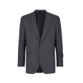Veste Blazer 2 boutons Lin Gris Anthracite