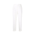 Pantalon droit coton lin Blanc Ecru