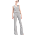 Pantalon de costume Gris Rayures Tennis