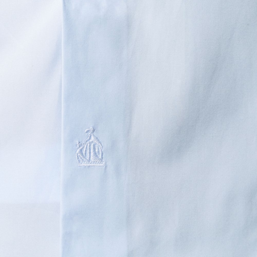 Chemise LANVIN manches longues Coton bleu ciel