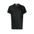 T-shirt manches courtes coton noir paillettes