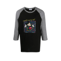 T-shirt manches courtes coton noir gris Mickey