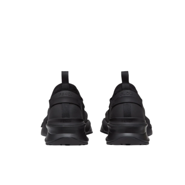 Baskets FENDI Running Flow Maille noire