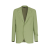 Veste blazer 2 boutons lin vert clair anis