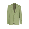 Veste blazer 2 boutons lin vert clair anis