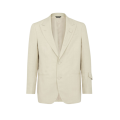 Veste blazer 2 boutons lin beige
