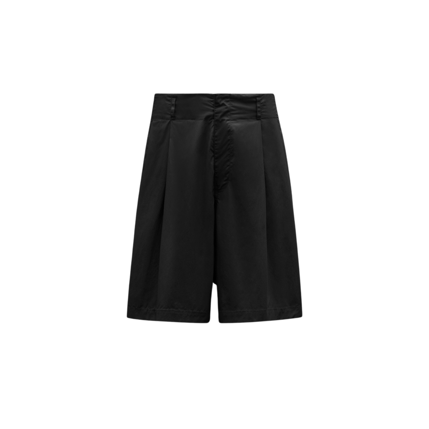 Short MONCLER 1952 popeline de coton noir