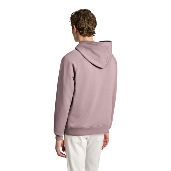 Sweat-shirt à capuche BERLUTI coton parme broderie logo