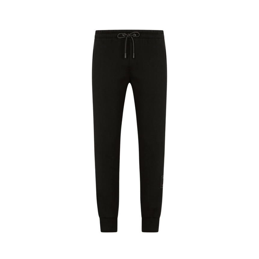 Pantalon De Jogging DOLCE & GABBANA En Jersey coton noir Ecusson DG