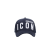 Casquette Baseball Coton Bleu marine ICON Blanc