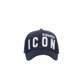 Casquette Baseball Coton Bleu marine ICON Blanc