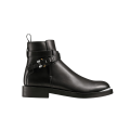 Bottines Boots Evidence Cuir veau lisse noir boucle