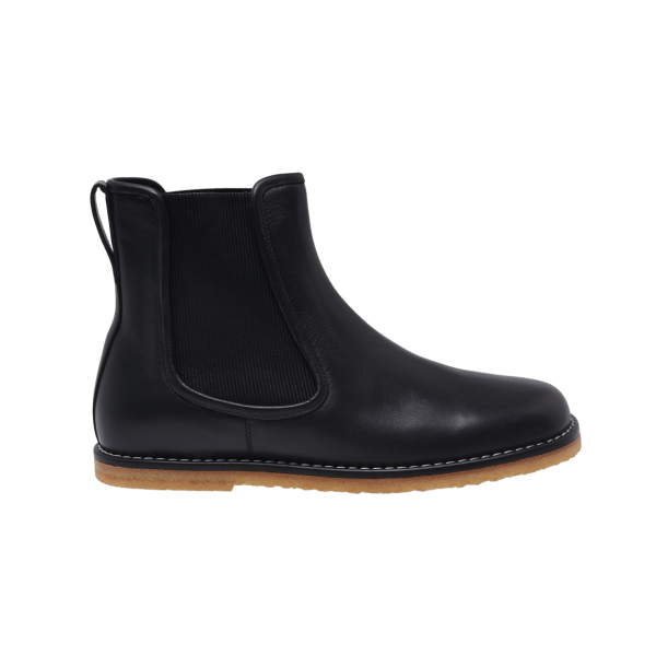 Bottines LOEWE Chelsea cuir bleu marine semelle crepe