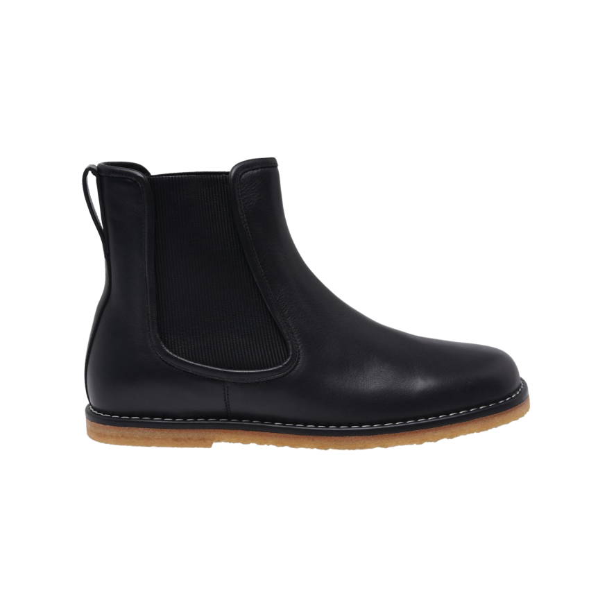 Bottines LOEWE Chelsea cuir bleu marine semelle crepe