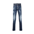 Jeans Coolguy denim bleu Plaque rouge