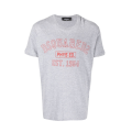 T-shirt col rond coton gris clair Phys Ed. Est. 1964 rouge