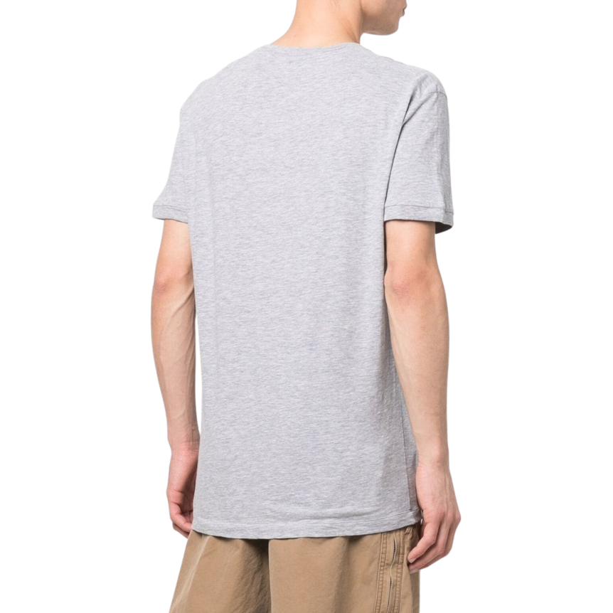 T-shirt  DSQUARED col rond coton gris clair Phys Ed. Est. 1964 rouge