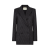 Veste Blazer croisé Collection Capsule SS22 soie noire FF noir