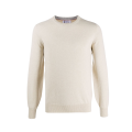 Pull Ras Du Cou Beige Cachemire