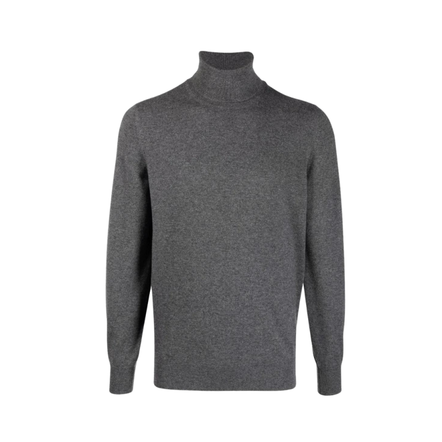 Pull Col Roulé Gris Cachemire Brunello Cucinelli