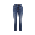Jeans Bootcut coton denim bleu delavé
