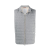 Gilet sans manches Doudoune zippée tricot gris nylon beige