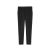 Pantalon Carotte laine noire fines rayures craie