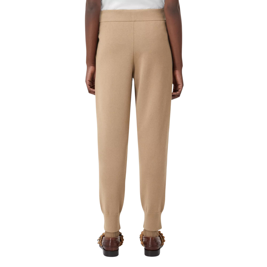 Pantalon jogging BURBERRY Larkan cachemire coton Camel Monogram