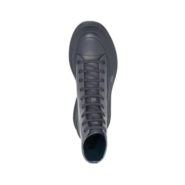 Bottines Alexander Mcqueen Cuir Anthracite