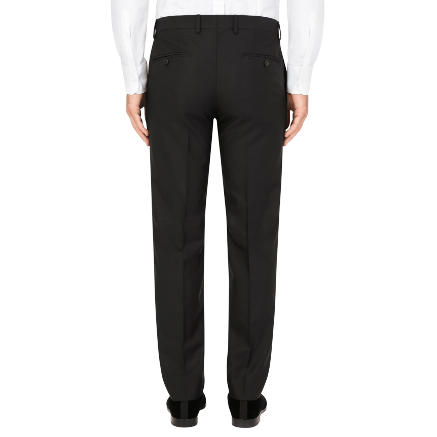 Costume 3 pièces Martini bleu marine Dolce Gabbana Veste à revers Gilet Pantalon