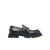 Mocassins Cuir gris anthracite vieilli