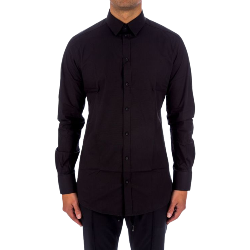 Chemise Dolce Gabbana en popeline Noire