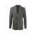 Veste déstructurée en jersey à chevrons noir gris