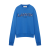 Sweat-shirt Curb col rond coton bleu océan