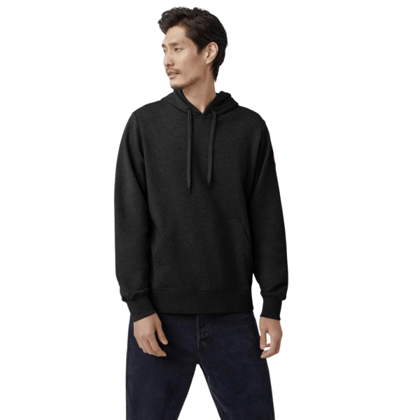 Sweat-shirt à capuche  CANADA GOOSE Huron coton noir