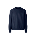 Pull Sweatshirt col rond Huron Coton Bleu marine