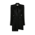 Robe de Smoking Noire Fendue