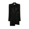 Robe de Smoking Noire Fendue