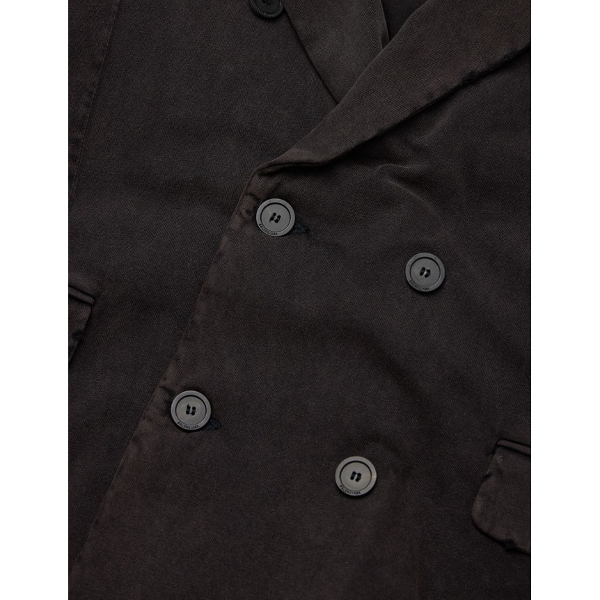 Veste Blazer BALENCIAGA Unifit en Jersey Gris Délavé